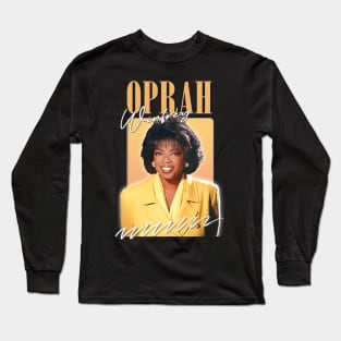 Oprah Winfrey -- 90s Aesthetic Long Sleeve T-Shirt